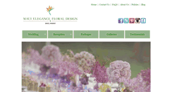 Desktop Screenshot of mauifloraldesign.com